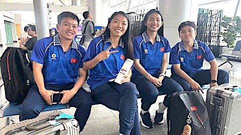 ĐT nữ Việt Nam lên đường tham dự SEA Games 33